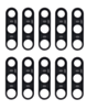 Back Camera Lens with Adhesive for Galaxy Note 10 Plus / Note 10 (Glass Only) (Pack of 10)