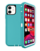 Heavy Duty Case for iPhone 12 / 12 Pro (LIGHT TEAL) (Only Ground Shipping)