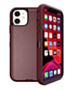 Heavy Duty Case for iPhone 12 / 12 Pro (MAROON & BLACK) (Only Ground Shipping)