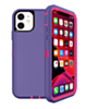 Heavy Duty Case for iPhone 12 / 12 Pro (DARK PURPLE & HOT PINK) (Only Ground Shipping)