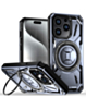 Full-Body Rugged Shockproof Case with Built-in Ring Holder - PURPLE for iPhone 12 / 12 Pro (Only Ground Shipping)