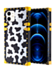 Square Case with Mirror Design - Style 6 for iPhone 12 / 12 Pro (Only Ground Shipping)