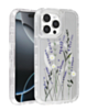 Flower Design Transparent Case with Wireless Charger - Style 4 for iPhone 12 / 12 Pro (Only Ground Shipping)