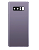 Back Glass with Camera Lens and Adhesive for Galaxy Note 8 (NO LOGO) (ORCHID GRAY)