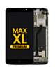 LCD Assembly with Frame for ZTE Max XL (N9560) (BLACK) (Premium)