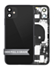 Back Housing Frame with Charging Port Flex & Small Parts for iPhone 11 (BLACK) (OEM Pull A Grade)