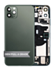 Back Housing Frame with Charging Port Flex & Small Parts for iPhone 11 Pro Max (MIDNIGHT GREEN) (OEM Pull A Grade)