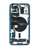 Back Housing Frame with Charging Port Flex & Small Parts for iPhone 12 (BLUE) (OEM Pull A Grade)