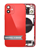 Back Housing Frame with Charging Port Flex & Small Parts for iPhone 12 (RED) (OEM Pull A Grade)