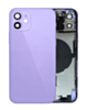 Back Housing Frame with Small Components Pre-Installed for iPhone 12 (PURPLE) (OEM Pull A Grade)