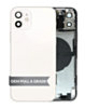 Back Housing Frame with Small Components Pre-Installed for iPhone 12 (WHITE) (OEM Pull A Grade)