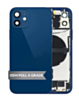 Back Housing Frame with Small Components Pre-Installed for iPhone 12 (BLUE) (International) (OEM Pull A Grade)