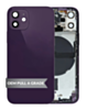 Back Housing Frame (PURPLE) (OEM Pull A Grade) with Small Components Pre-Installed for iPhone 12 Mini