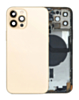 Back Housing Frame with Small Components Pre-Installed for iPhone 12 Pro (GOLD) (OEM Pull A Grade)