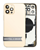 Back Housing Frame with Small Components Pre-Installed for iPhone 12 Pro Max (GOLD) (International) (OEM Pull A Grade)
