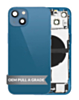 Back Housing Frame with Charging Port Flex & Small Parts for iPhone 13 (BLUE) (US Version) (OEM Pull A Grade)