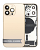 Back Housing Frame with Charging Port Flex & Small Parts for iPhone 13 Pro (GOLD) (US Version) (OEM Pull A Grade)