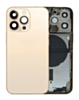 Back Housing Frame (GOLD) (US Version) (OEM Pull A Grade) with Small Components Pre-Installed for iPhone 13 Pro