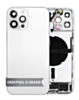 Back Housing Frame with Charging Port Flex & Small Parts for iPhone 13 Pro Max (SILVER) (US Version) (OEM Pull A Grade)