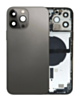 Back Housing Frame (GRAPHITE) (US Version) (OEM Pull A Grade) with Small Components Pre-Installed for iPhone 13 Pro Max