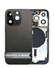 Back Housing Frame with Small Components Pre-Installed for iPhone 14 Pro (SPACE BLACK) (US Version) (OEM Pull A Grade)