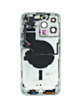 Housing Frame (SILVER) (International) (OEM Pull B Grade) Small Parts Pre-Installed for iPhone 14 Pro Max