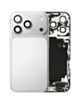 Back Housing Frame with Charging Port Flex & Small Parts for iPhone 17 Pro (SILVER) (US Version) (OEM Pull A Grade)