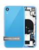 Back Housing Frame with Charging Port Flex & Small Parts for iPhone XR (BLUE) (OEM Pull A Grade)