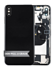 Back Housing Frame with Charging Port Flex & Small Parts for iPhone XS Max (SPACE GRAY) (OEM Pull A Grade)