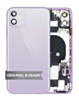 Back Housing Frame with Charging Port Flex & Small Parts for iPhone 11 (PURPLE) (OEM Pull B Grade)