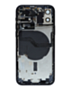 Back Housing Frame with Small Components Pre-Installed for iPhone 12 (BLACK) (OEM Pull B Grade)