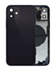 Back Housing Frame with Small Components Pre-Installed for iPhone 12 (BLACK) (OEM Pull B Grade)