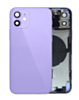 Back Housing Frame with Small Components Pre-Installed for iPhone 12 (PURPLE) (OEM Pull B Grade)