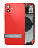 Back Housing Frame with Small Components Pre-Installed for iPhone 12 (RED) (OEM Pull B Grade)