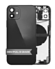 Back Housing Frame with Small Components Pre-Installed for iP 12 (BLACK) (International) (OEM Pull B Grade)