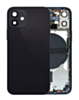 Back Housing Frame (BLACK) (OEM Pull B Grade) with Small Components Pre-Installed for iPhone 12 Mini