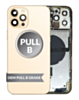 Buy the Back Housing Frame with Small Components Pre-Installed for iPhone 12 Pro Max GOLD OEM Pull B Grade.






