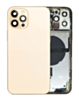 Back Housing Frame with Small Components Pre-Installed for iPhone 12 Pro Max (GOLD) (OEM Pull B Grade)