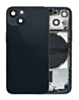 Back Housing Frame (MIDNIGHT) (US Version) (OEM Pull B Grade) with Small Components Pre-Installed for iPhone 13 Mini