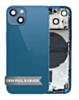 Back Housing Frame (BLUE) (US Version) (OEM Pull B Grade) with Small Components Pre-Installed for iPhone 13 Mini