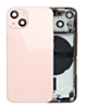 Back Housing Frame (PINK) (US Version) (OEM Pull B Grade) with Small Components Pre-Installed for iPhone 13 Mini