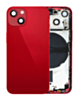 Back Housing Frame (RED) (US Version) (OEM Pull B Grade) with Small Components Pre-Installed for iPhone 13 Mini