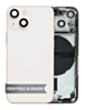 Back Housing Frame (STARLIGHT) (US Version) (OEM Pull B Grade) with Small Components Pre-Installed for iPhone 13 Mini