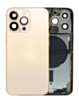 Back Housing Frame (GOLD) (US Version) (OEM Pull B Grade) with Small Components Pre-Installed for iPhone 13 Pro