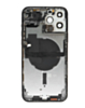 Back Housing Frame (GRAPHITE) (US Version) (OEM Pull B Grade) with Small Components Pre-Installed for iPhone 13 Pro Max