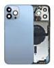 Back Housing Frame (SIERRA BLUE) (US Version) (OEM Pull B Grade) with Small Components Pre-Installed for iPhone 13 Pro Max