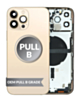 Housing Frame with Small Parts Pre-Installed for iPhone 13 Pro Max (GOLD) (International) (OEM Pull B Grade)