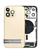 Back Housing Frame with Charging Port Flex & Small Parts for iPhone 14 Pro Max (GOLD) (US Version) (OEM Pull B Grade)