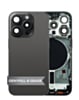 Back Housing Frame (BLACK TITANIUM) (US Version) (OEM Pull B Grade) with Small Components Pre-Installed for iPhone 15 Pro
