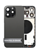 Back Housing Frame (BLACK TITANIUM) (US Version) (OEM Pull B Grade) with Small Components Pre-Installed for iPhone 15 Pro Max